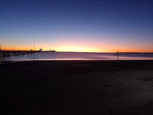 Amanecer en la playa